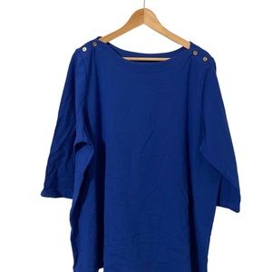Jessica London 3/4 length sleeve top